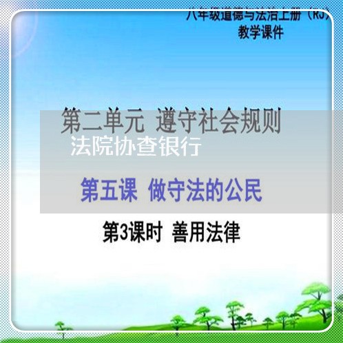 法院协查银行 法院协查银行