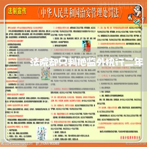 法院却只判他监外执行二年 法院却只判他监外执行二年