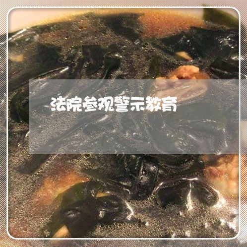 法院参观警示教育 法院参观警示教育