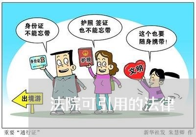法院可引用的法律 法院可引用的法律