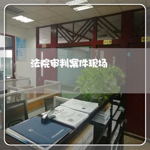 法院审判案件现场