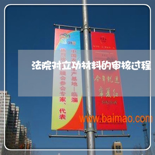 法院对立功材料的审核过程 法院对立功材料的审核过程