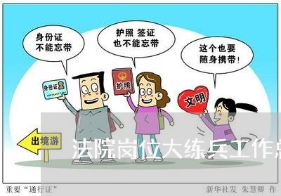 法院岗位大练兵工作总结