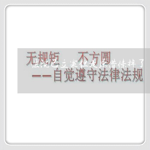 法院已立案但是原借条掉了