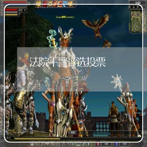 法院干警评选投票 法院干警评选投票