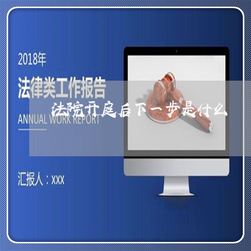 法院开庭后下一步是什么