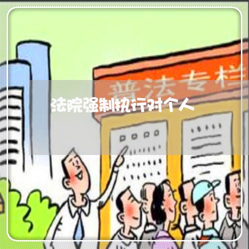 法院强制执行对个人 法院强制执行对个人