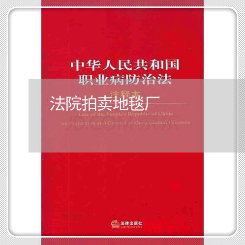 法院拍卖地毯厂 法院拍卖地毯厂