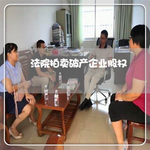 法院拍卖破产企业股权 法院拍卖破产企业股权