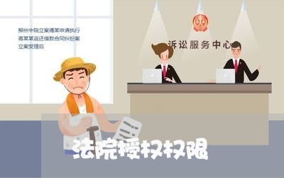 法院授权权限 法院授权权限