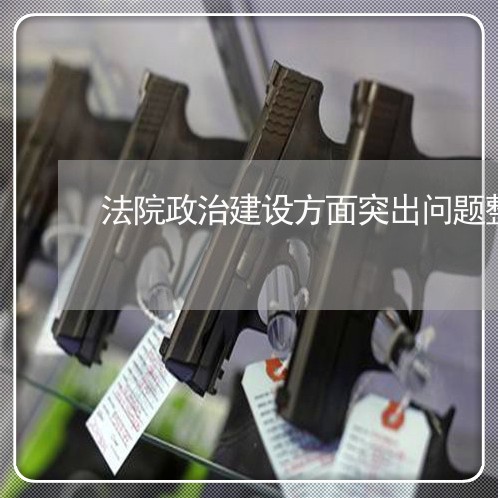 法院政治建设方面突出问题整改