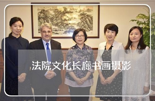 法院文化长廊书画摄影
