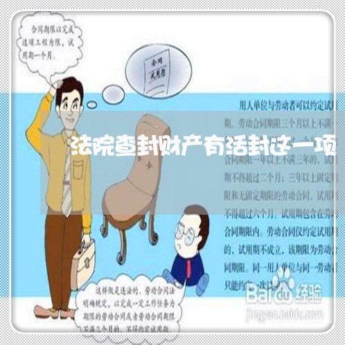 法院查封财产有活封这一项 法院查封财产有活封这一项
