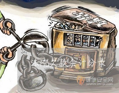 法院欠款会计分录