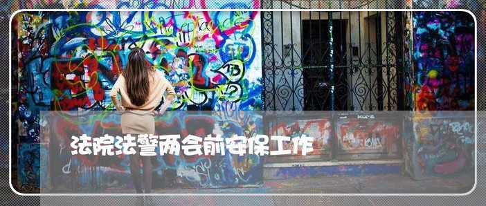 法院法警两会前安保工作