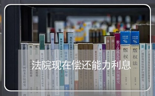 法院现在偿还能力利息 法院现在偿还能力利息