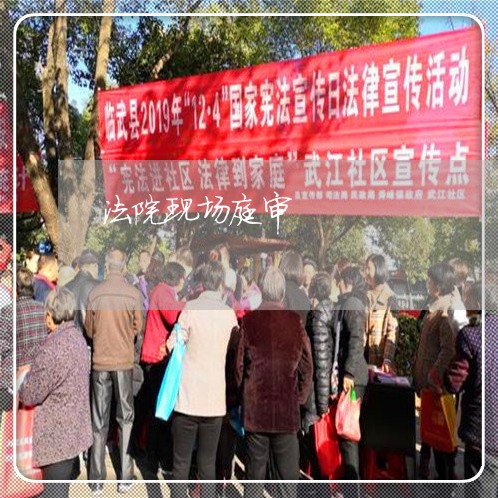 法院现场庭审