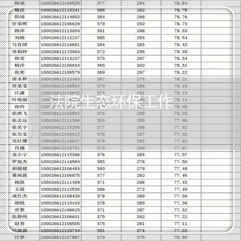 法院生态环保工作