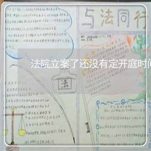法院立案了还没有定开庭时间