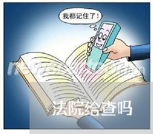 法院给查吗