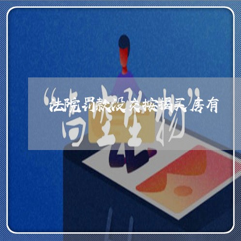法院罚款没交按揭买房有 法院罚款没交按揭买房有