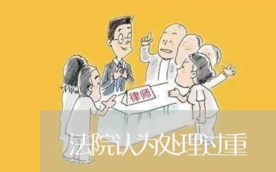 法院认为处理过重