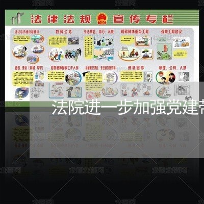 法院进一步加强党建带群建工作 法院进一步加强党建带群建工作