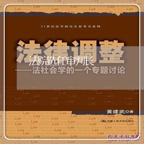 法院选任审判长 法院选任审判长