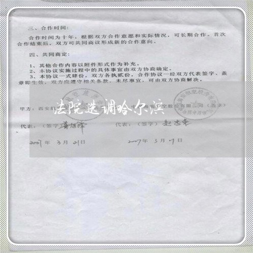 法院选调哈尔滨
