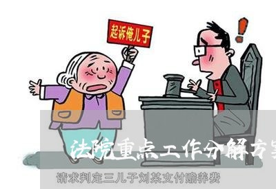 法院重点工作分解方案 法院重点工作分解方案