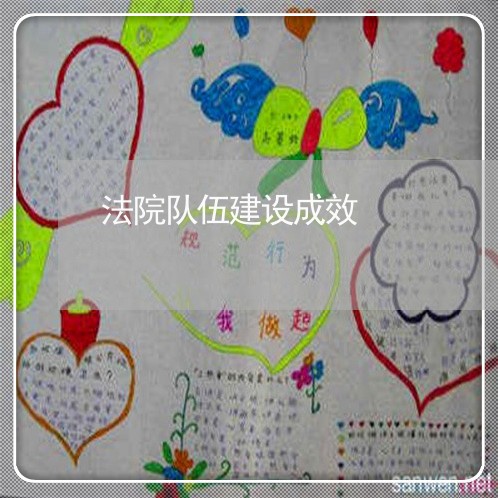法院队伍建设成效