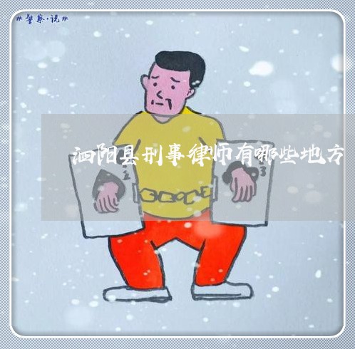 泗阳县刑事律师有哪些地方/2023060924275