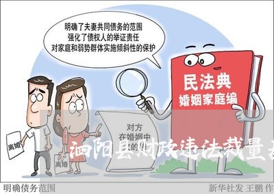 泗阳县财政违法裁量基准