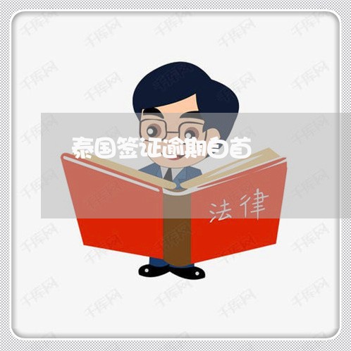 泰国签证逾期自首