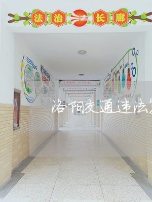 洛阳交通违法复议 洛阳交通违法复议
