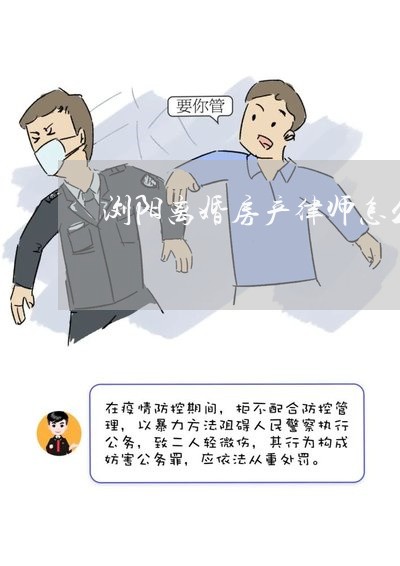 浏阳离婚房产律师怎么收费 浏阳离婚房产律师怎么收费
