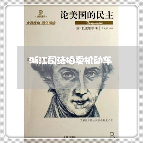 浙江司法拍卖机动车