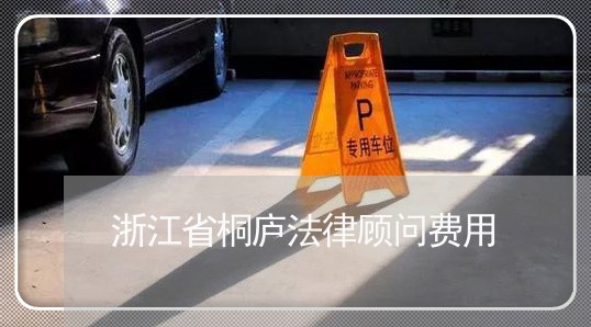 浙江省桐庐法律顾问费用/2023061972504