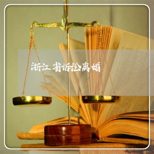 浙江省诉讼离婚
