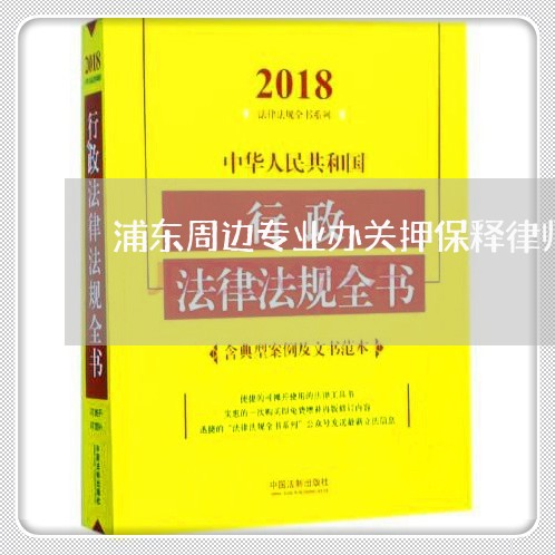 浦东周边专业办关押保释律师 浦东周边专业办关押保释律师
