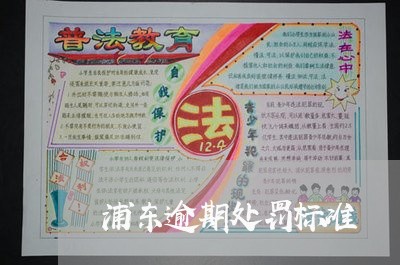 浦东逾期处罚标准 浦东逾期处罚标准