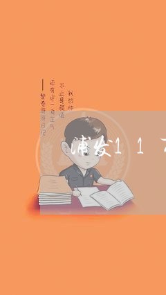 浦发11万信用卡逾期/2023032286271 浦发11万信用卡逾期/2023032286271