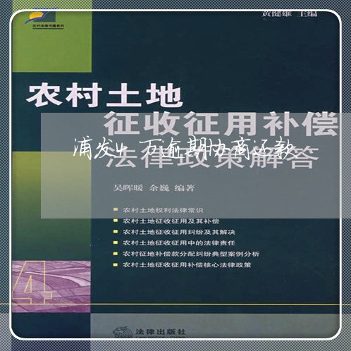 浦发4万逾期协商还款/2023102796258