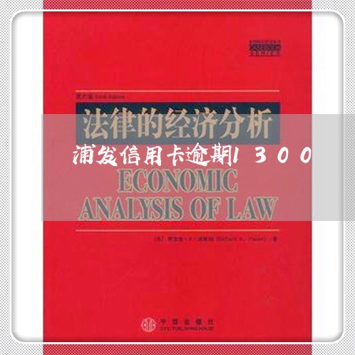 浦发信用卡逾期1300/2023041030515