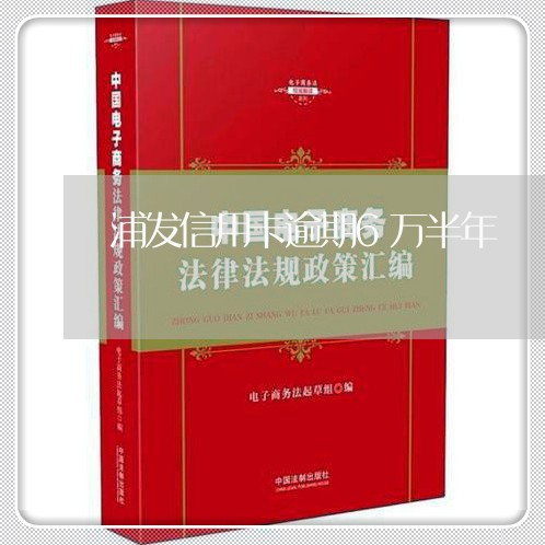 浦发信用卡逾期6万半年/2023060870472