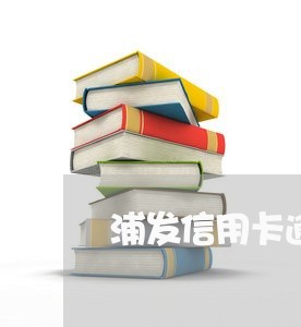 浦发信用卡逾期一个账单/2023063069593