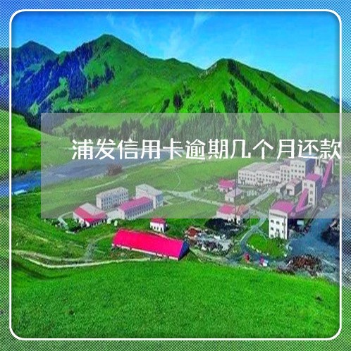 浦发信用卡逾期几个月还款 浦发信用卡逾期几个月还款