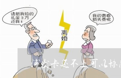 浦发卡还不上可以协商吗/2023022779792