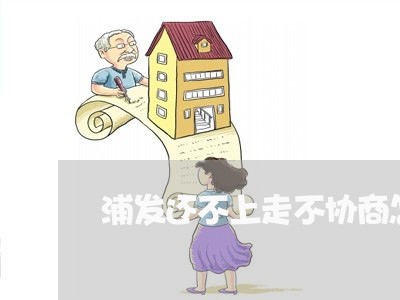 浦发还不上走不协商怎么办呢/2023030136251
