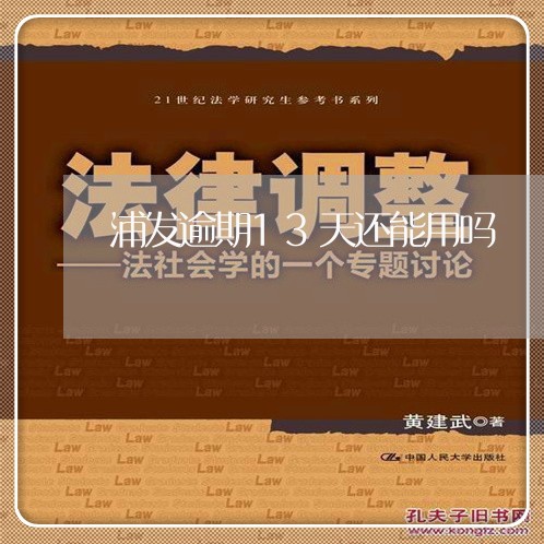 浦发逾期13天还能用吗/2023033124926